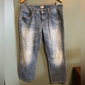 GAP slim boyfriend Distressed Light Blue Relaxed Jeans